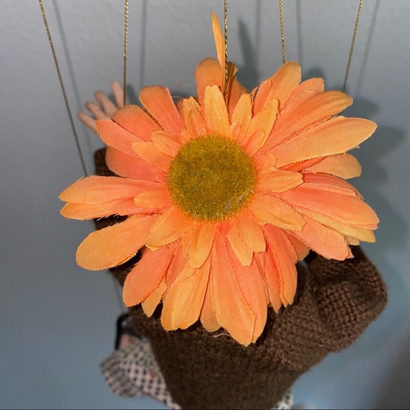 Handcrafted Whimsical Bespectacled Boy Marionette - Picture 8 of 11